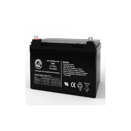 Battery Clerk AJC Invacare Pronto M50 & M51 Wheelchair Replacement Battery 35Ah, 12V, NB AJC-D35S-J-2-108504